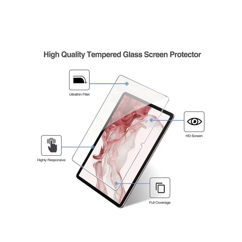 2 Pack  For Samsung Galaxy Tab S10/S9/S8Ultra Tablet 14.6 Glass Screen Protector